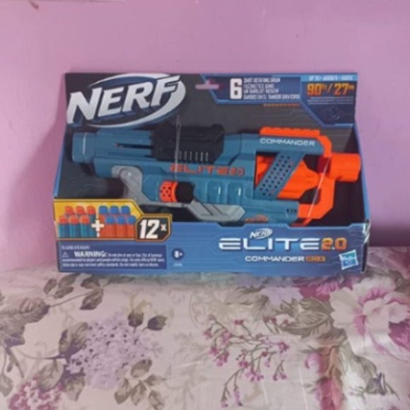 Nerf Elite 2.0 Commander RD-6, Includes 12 Official Nerf Elite Darts, Ages 8+ - Picture 4 of 5